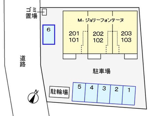 M．ジョリーフォンテーヌの物件外観写真